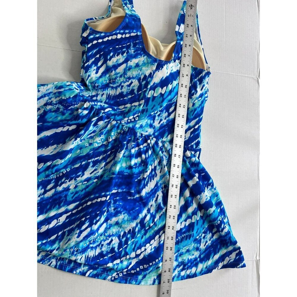 Swim 365 Swimsuits for All 1-Piece Swimsuit Swimdress Modest Built-in Bra sz 16 - Picture 11 of 12